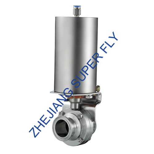 Clamp Pneumatic Butterfly Valve