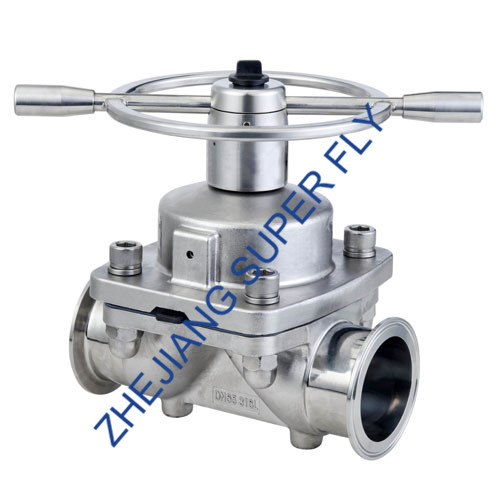 Stainless Steel Manual Clamp Diaphragm Valve