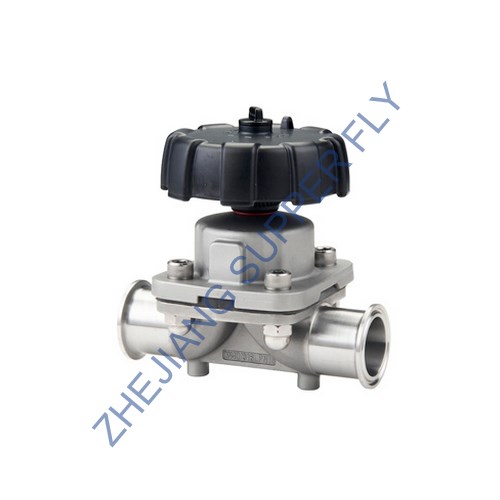 Diaphragm valve TC end