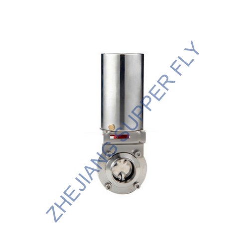 Pneumatic butterfly valve