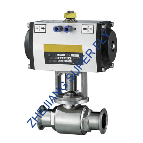 Three-piece Pneumatic Ball Valve