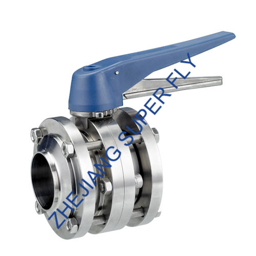 Mult-position Three-piece Welded Butterfly Valve