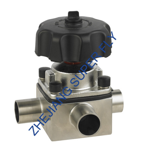 Three-way Welded Diaphragm Valve