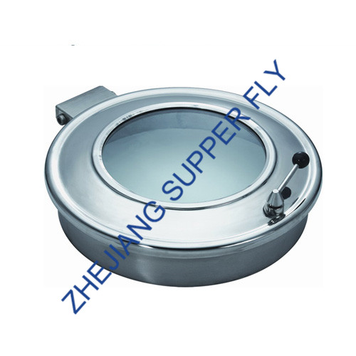 Round Manway With Sight Glass