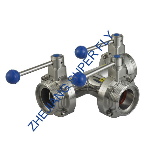 Three-way Thread Butterfly Valve