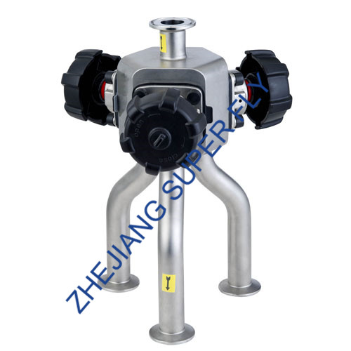More-way Clamp Diaphragm Valve