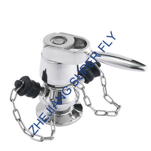 Aseptic Sample Valve with Chain