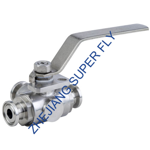 Three-way Clamp Ball Valve