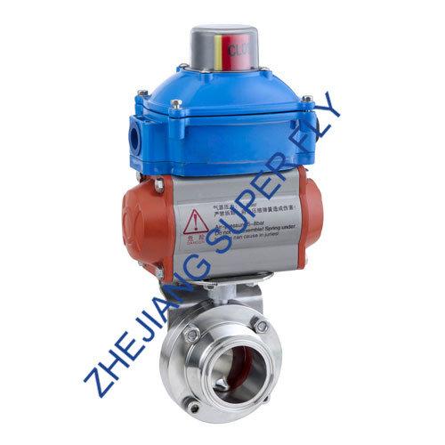 Horizontal Pnematic Butterfly Valve