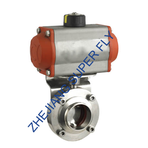 Horizontal Pneumatic Butterfly Valve