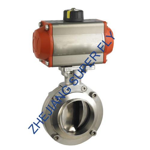 Horizontal Pneumatic Butterfly Valve